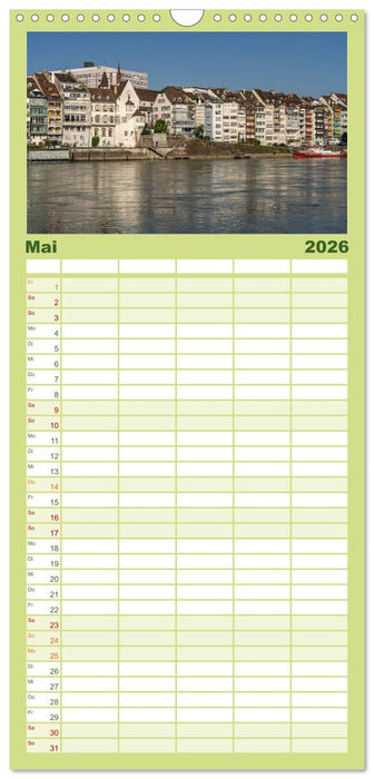 Schweiz - Basel (CALVENDO Familienplaner 2026)