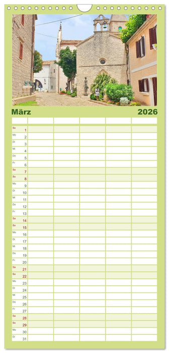 Die Insel Cres - Raue Schönheit in Kroatien (CALVENDO Familienplaner 2026)