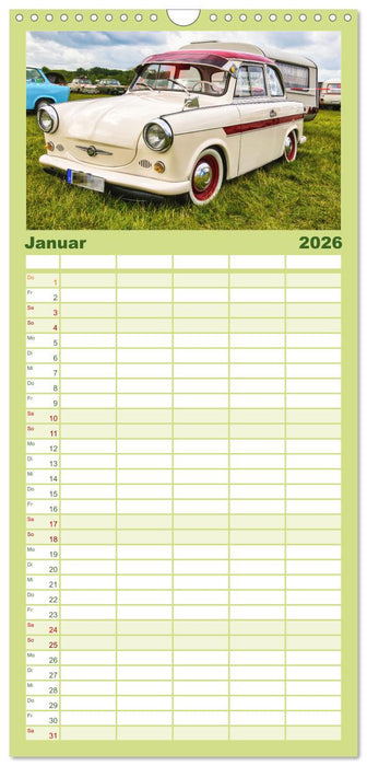 Trabi-Kult (CALVENDO Familienplaner 2026)