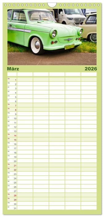 Trabi-Kult (CALVENDO Familienplaner 2026)