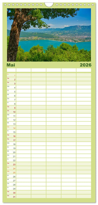 Frankreichs Naturschönheiten (CALVENDO Familienplaner 2026)