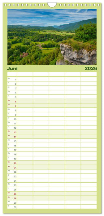 Frankreichs Naturschönheiten (CALVENDO Familienplaner 2026)