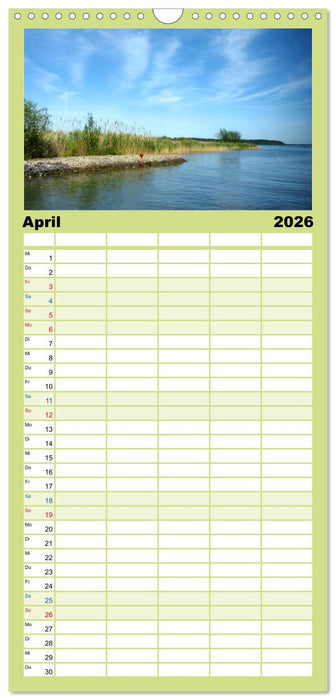 Wunderschöne Mecklenburgische Seenplatte (CALVENDO Familienplaner 2026)