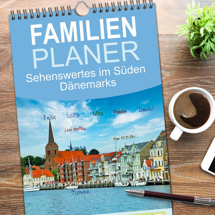 Sehenswertes im Süden Dänemarks (CALVENDO Familienplaner 2026)