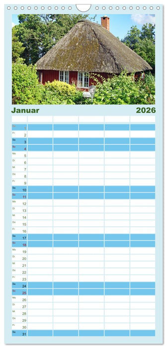 Sehenswertes im Süden Dänemarks (CALVENDO Familienplaner 2026)