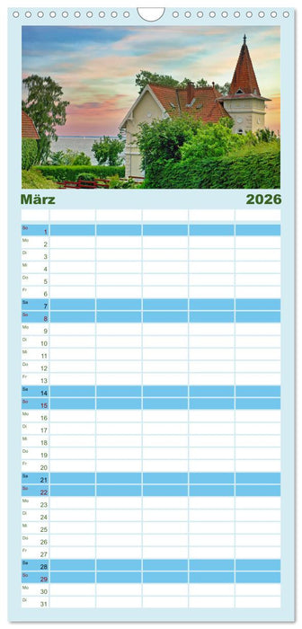 Sehenswertes im Süden Dänemarks (CALVENDO Familienplaner 2026)