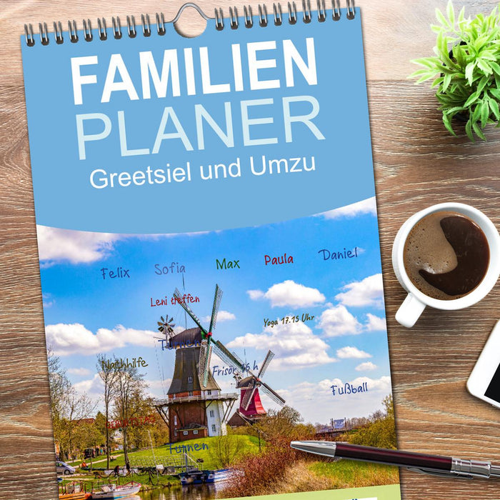 Greetsiel und Umzu (CALVENDO Familienplaner 2026)