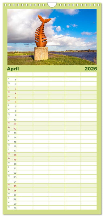 Greetsiel und Umzu (CALVENDO Familienplaner 2026)