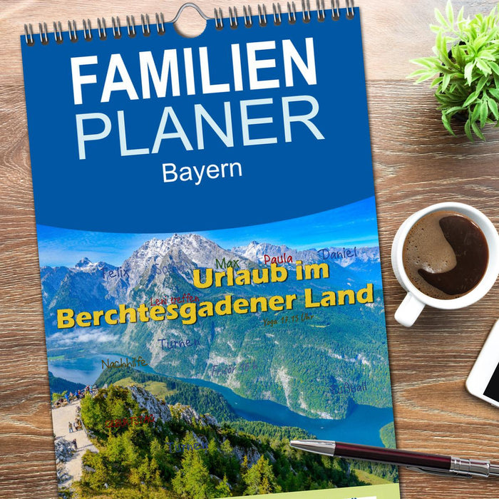 Urlaub im Berchtesgadener Land (CALVENDO Familienplaner 2026)