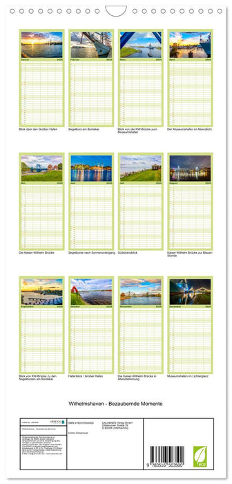 Wilhelmshaven - Bezaubernde Momente (CALVENDO Familienplaner 2026)