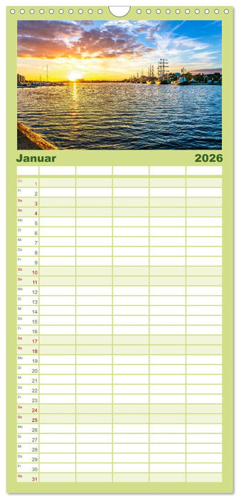 Wilhelmshaven - Bezaubernde Momente (CALVENDO Familienplaner 2026)