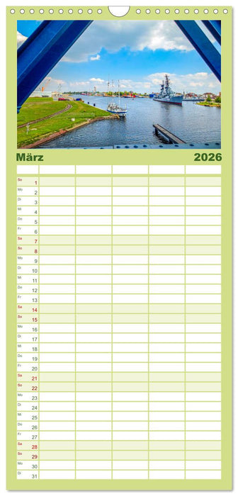 Wilhelmshaven - Bezaubernde Momente (CALVENDO Familienplaner 2026)