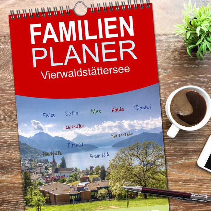Vierwaldstättersee (CALVENDO Familienplaner 2026)