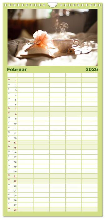 It's Tea Time (CALVENDO Familienplaner 2026)