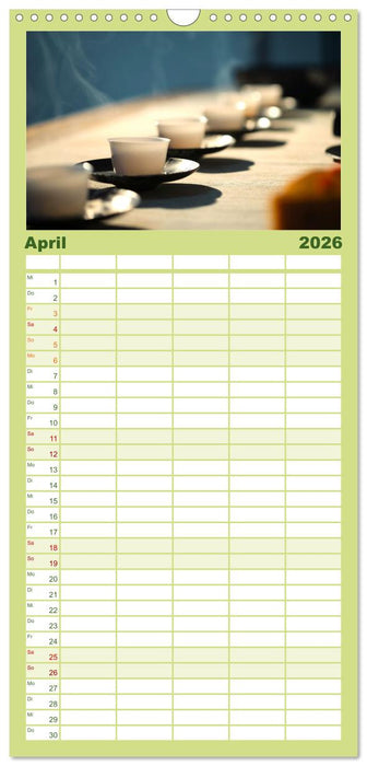 It's Tea Time (CALVENDO Familienplaner 2026)