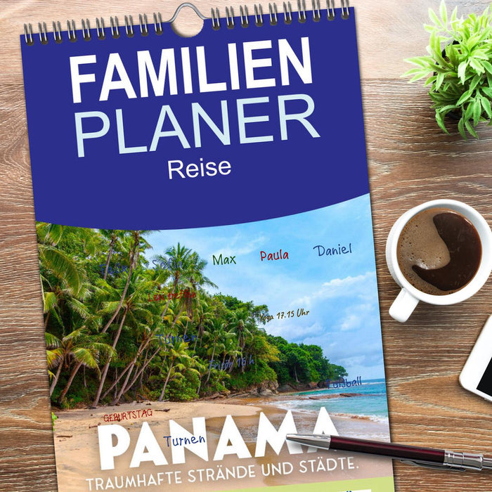Panama - Traumhafte Strände und Städte. (CALVENDO Familienplaner 2026)