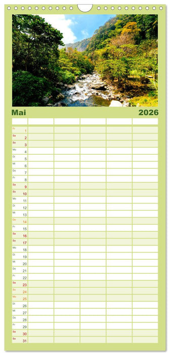 Panama - Traumhafte Strände und Städte. (CALVENDO Familienplaner 2026)