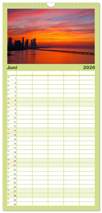 Panama - Traumhafte Strände und Städte. (CALVENDO Familienplaner 2026)