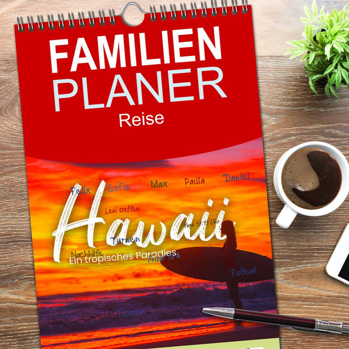 Hawaii - Ein tropisches Paradies. (CALVENDO Familienplaner 2026)