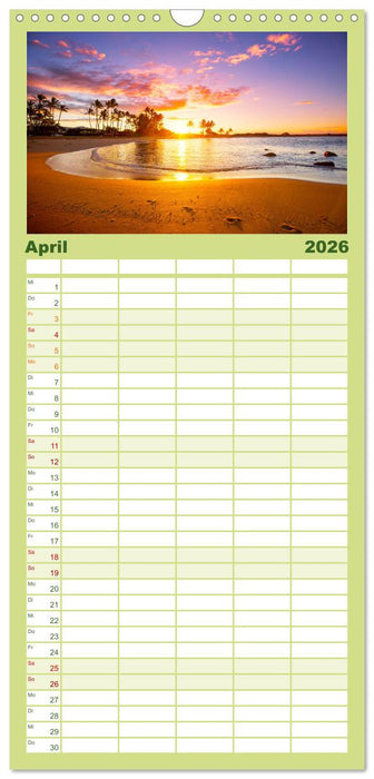 Hawaii - Ein tropisches Paradies. (CALVENDO Familienplaner 2026)