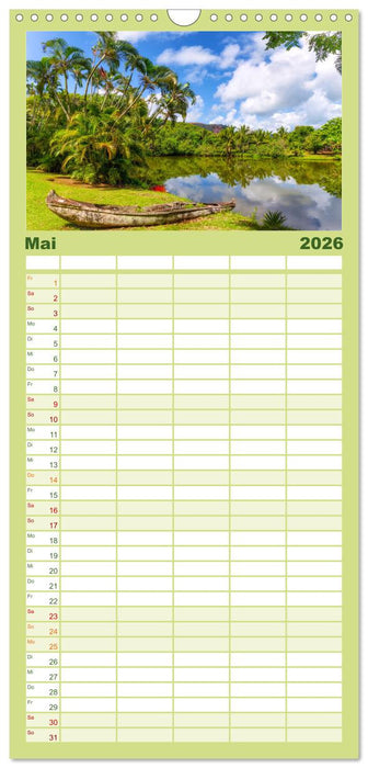 Hawaii - Ein tropisches Paradies. (CALVENDO Familienplaner 2026)