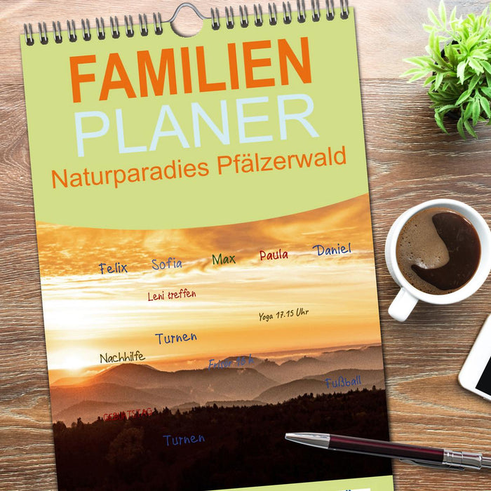 Naturparadies Pfälzerwald (CALVENDO Familienplaner 2026)