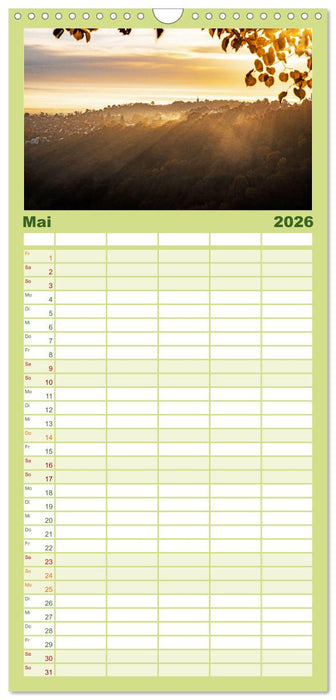 Naturparadies Pfälzerwald (CALVENDO Familienplaner 2026)