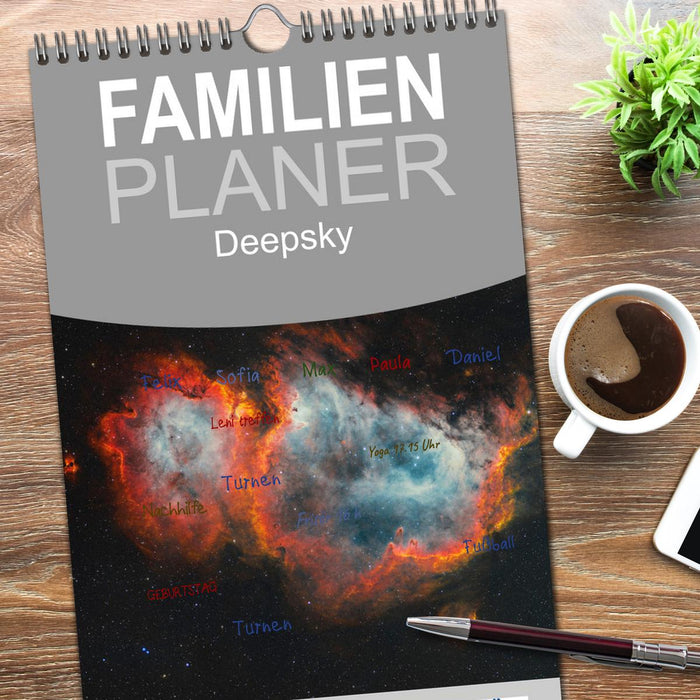 Deepsky 2026 (CALVENDO Familienplaner 2026)