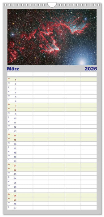 Deepsky 2026 (CALVENDO Familienplaner 2026)