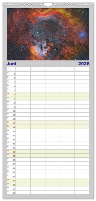 Deepsky 2026 (CALVENDO Familienplaner 2026)