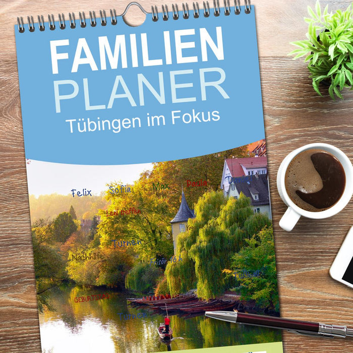 Tübingen im Fokus (CALVENDO Familienplaner 2026)