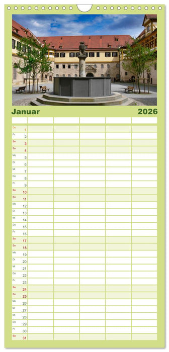 Tübingen im Fokus (CALVENDO Familienplaner 2026)