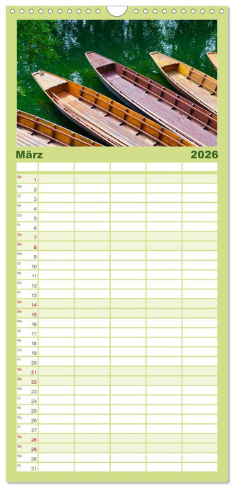 Tübingen im Fokus (CALVENDO Familienplaner 2026)