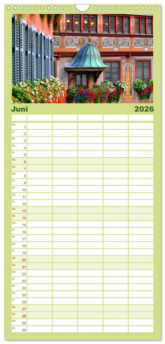 Tübingen im Fokus (CALVENDO Familienplaner 2026)