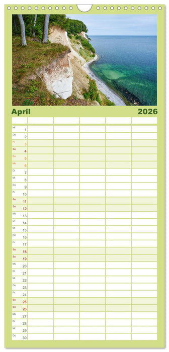 Rügen - Jasmund Nationalpark (CALVENDO Familienplaner 2026)