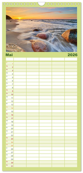 Rügen - Jasmund Nationalpark (CALVENDO Familienplaner 2026)