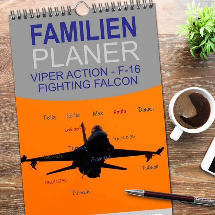 VIPER ACTION - F-16 FIGHTING FALCON (CALVENDO Familienplaner 2026)