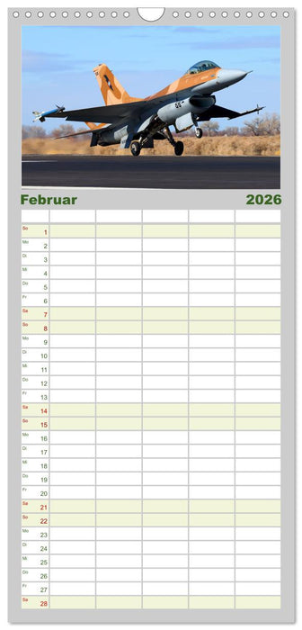 VIPER ACTION - F-16 FIGHTING FALCON (CALVENDO Familienplaner 2026)