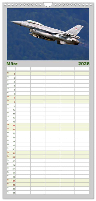 VIPER ACTION - F-16 FIGHTING FALCON (CALVENDO Familienplaner 2026)