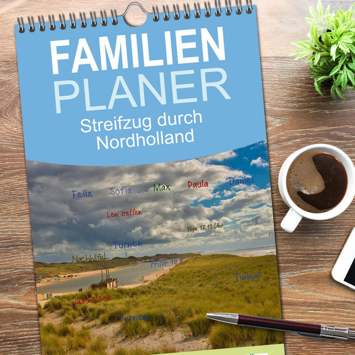 Streifzug durch Nordholland (CALVENDO Familienplaner 2026)