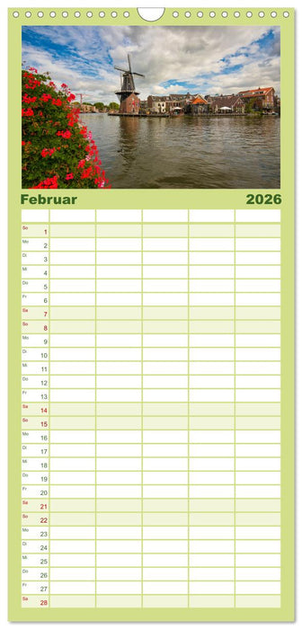 Streifzug durch Nordholland (CALVENDO Familienplaner 2026)