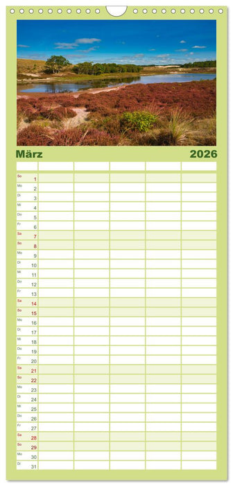 Streifzug durch Nordholland (CALVENDO Familienplaner 2026)