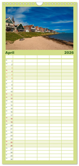 Streifzug durch Nordholland (CALVENDO Familienplaner 2026)