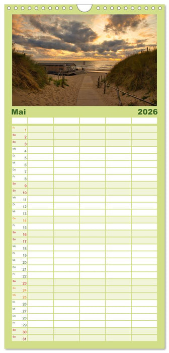 Streifzug durch Nordholland (CALVENDO Familienplaner 2026)