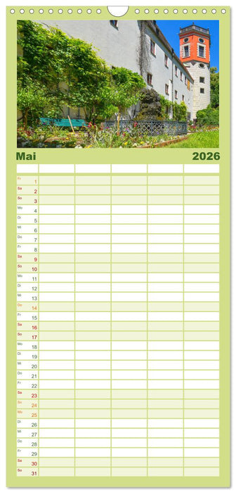 Romantisches Augsburg (CALVENDO Familienplaner 2026)