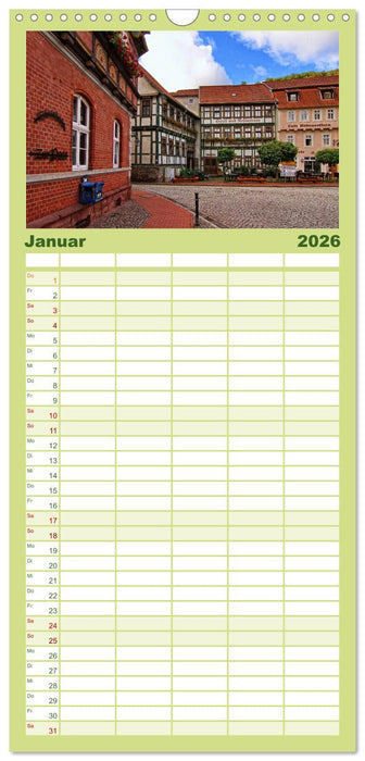 Stolberg im Südharz (CALVENDO Familienplaner 2026)