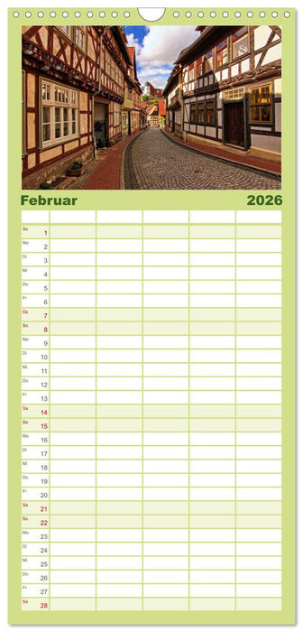 Stolberg im Südharz (CALVENDO Familienplaner 2026)