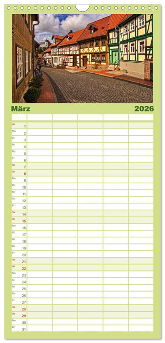 Stolberg im Südharz (CALVENDO Familienplaner 2026)