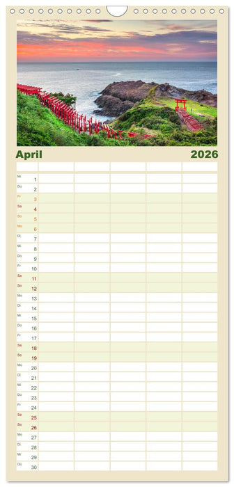 Japan - Im Land der aufgehenden Sonne. (CALVENDO Familienplaner 2026)