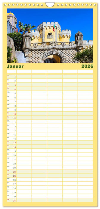 Sintra - Portugals Märchenstadt (CALVENDO Familienplaner 2026)